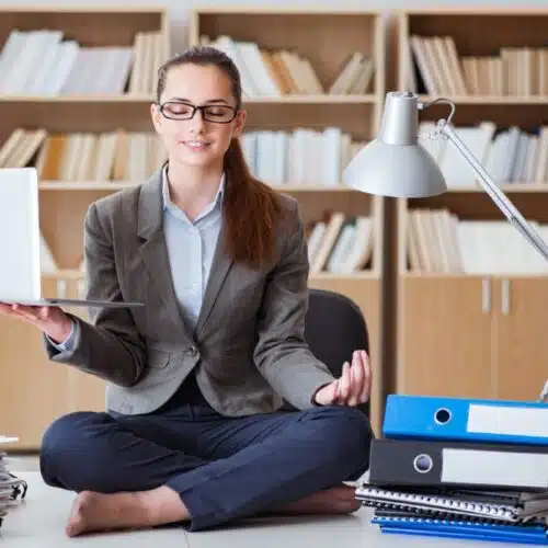 Méditation au travaille